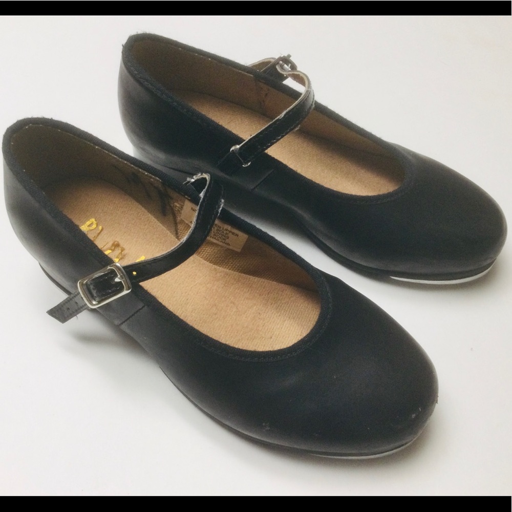 BLOCH - YOUNG GIRLS - SIZE 11.5 - BLACK - MARY JANE - TAP DANCE SHOES
